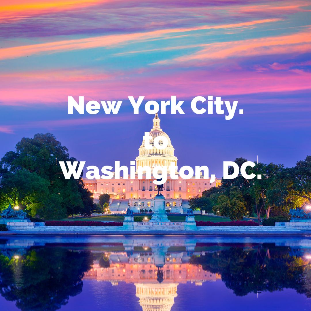 New York City, NY to Washington, DC – NEXT STOP RELOCATION
